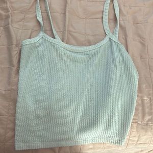 White baby tee tank top forever 21